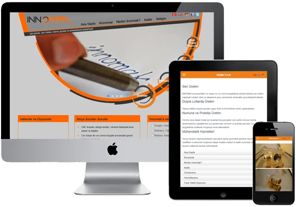 İnnomak Metal İşleme ve Mühendislik Web Tasarım