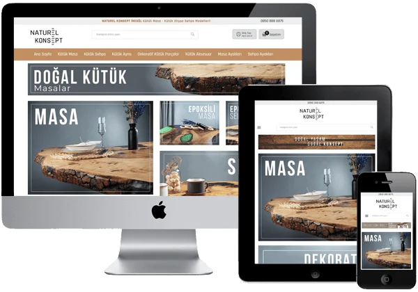 Naturel Konsept Eticaret Sitesi Tasarımı