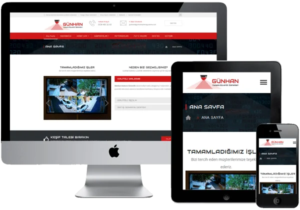 Günhan Kamera Güvenlik Web Tasarım