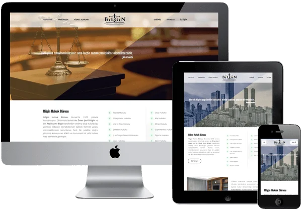 Bilgin Hukuk Bürosu Web Tasarım