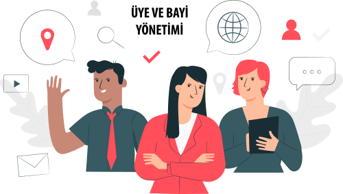 e-ticaret üye ve bayi yönetimi