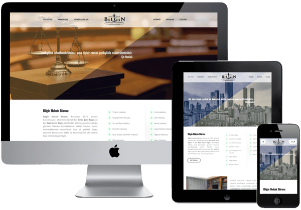 Bilgin Hukuk Bürosu Web Tasarım